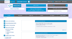Desktop Screenshot of c2m-negoce.com